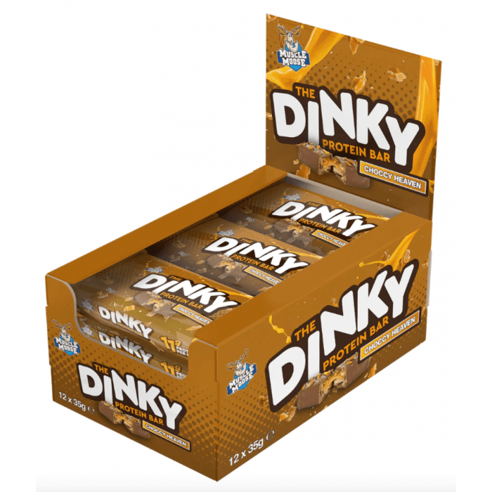 Muscle Moose The Dinky Protein Bar Choccy Heaven 12 x 35g